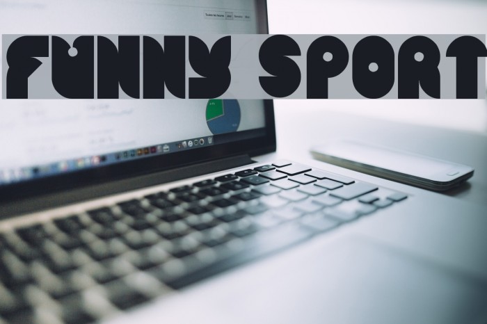 funny sport Font examples