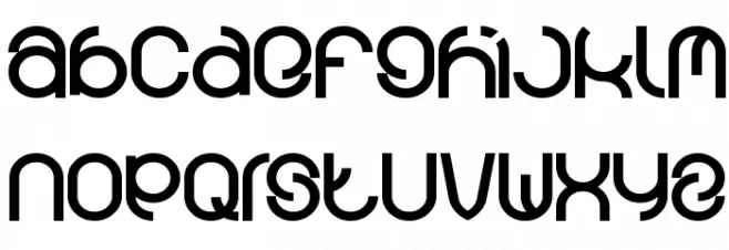 funrecord 字体 大写