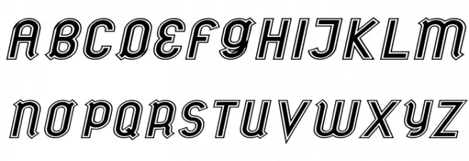futile extraoutitalic خط أحرف كبيرة