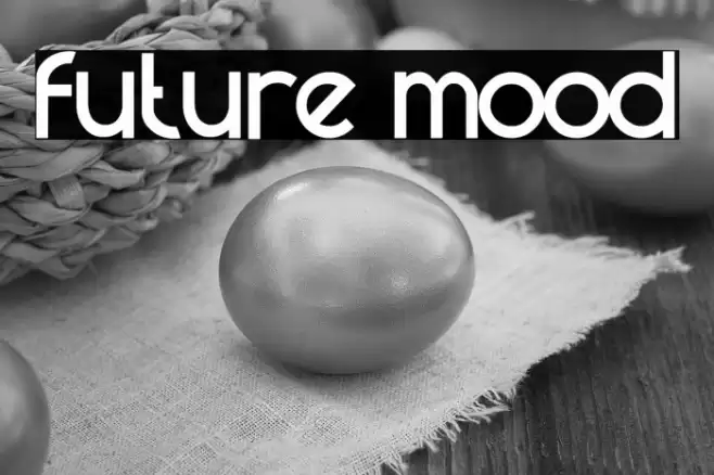 future mood Font examples