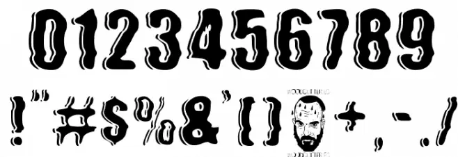 future war Font OTHER CHARS