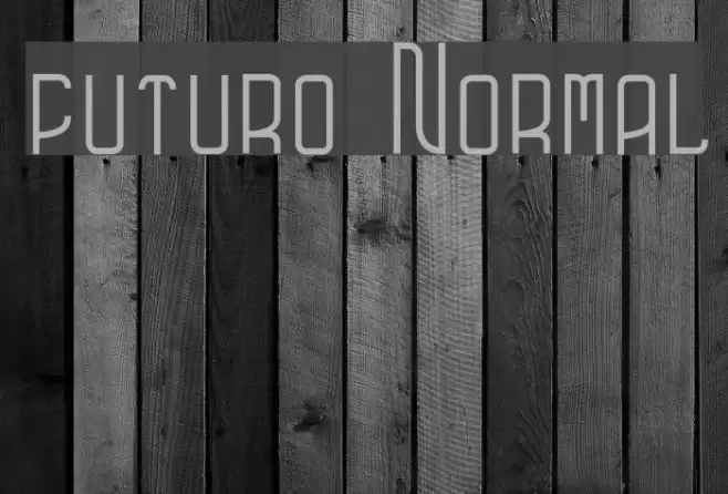 futuro Normal Font examples