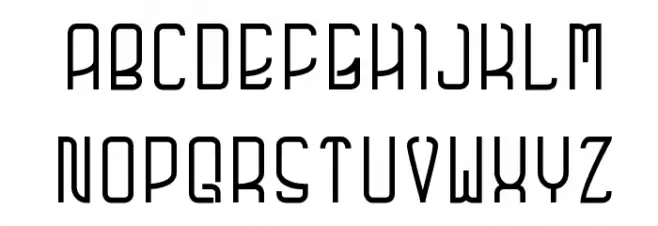 futuro Normal Font LOWERCASE