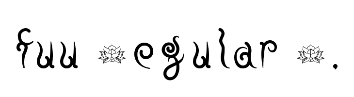 fuu Regular E. Font