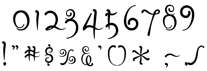 fuu Regular E. Font OTHER CHARS