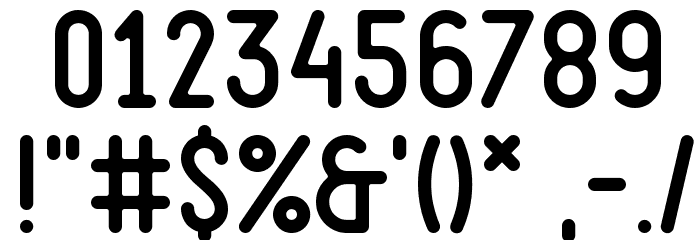 FV Almelo Regular Font OTHER CHARS