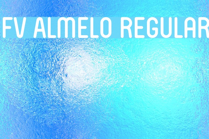 FV Almelo Regular Font examples