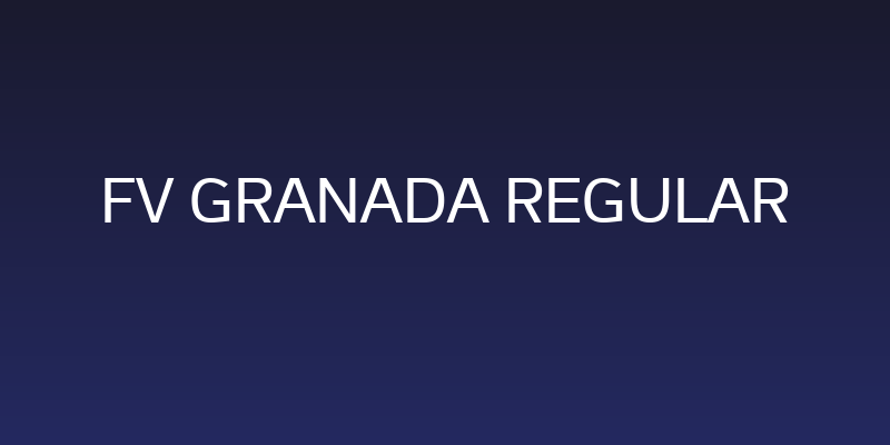 FV Granada Regular Social Header