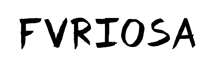 Fvriosa  font caratteri gratis