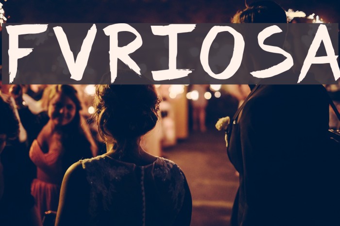 Fvriosa Font examples