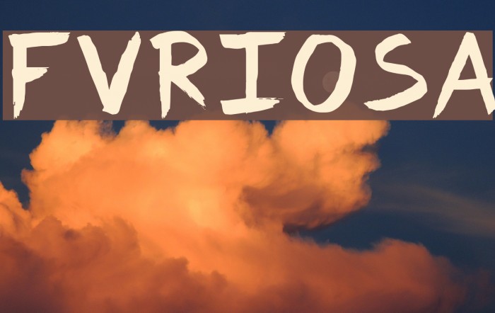 Fvriosa Font examples