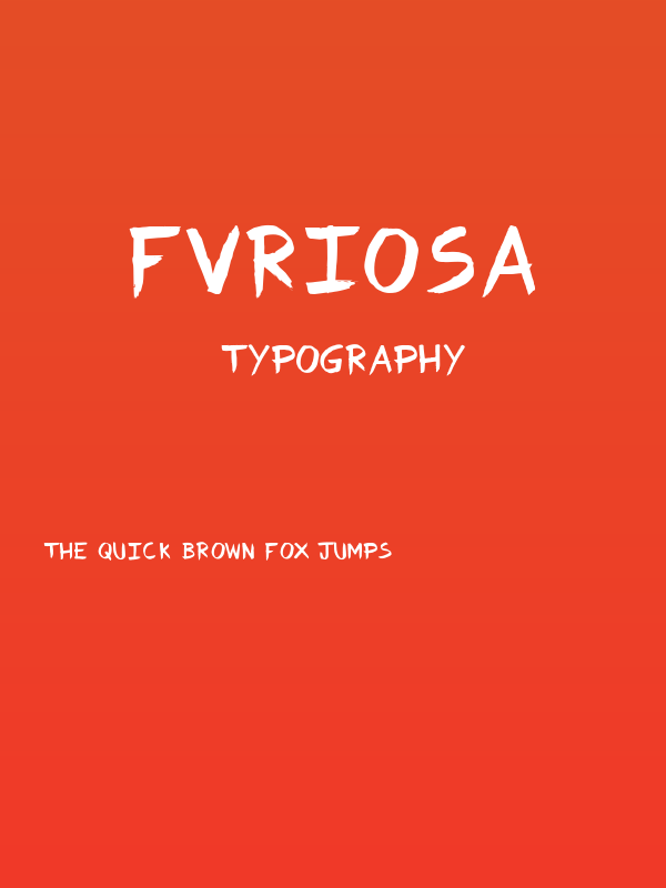 Fvriosa Poster