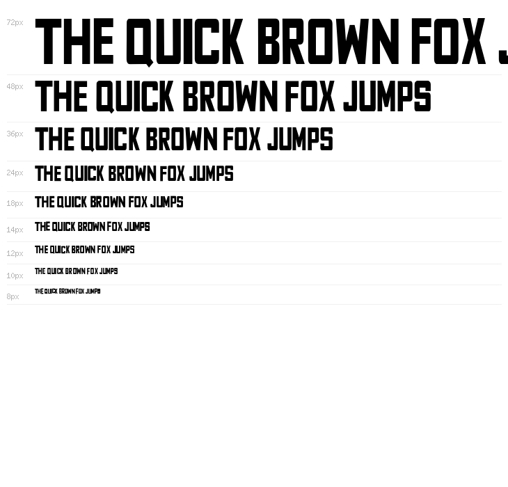 Fyodor Bold Condensed Waterfall