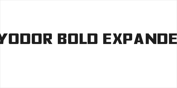 Fyodor Bold Expanded Logo