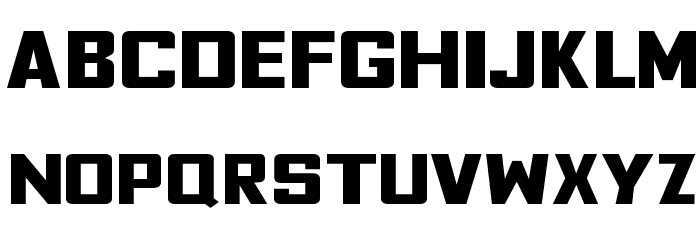 Fyodor Bold Expanded Font LOWERCASE