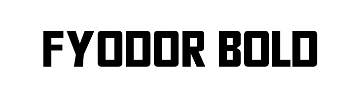 Fyodor Bold Font
