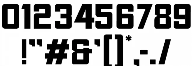 Fyodor Bold Font OTHER CHARS