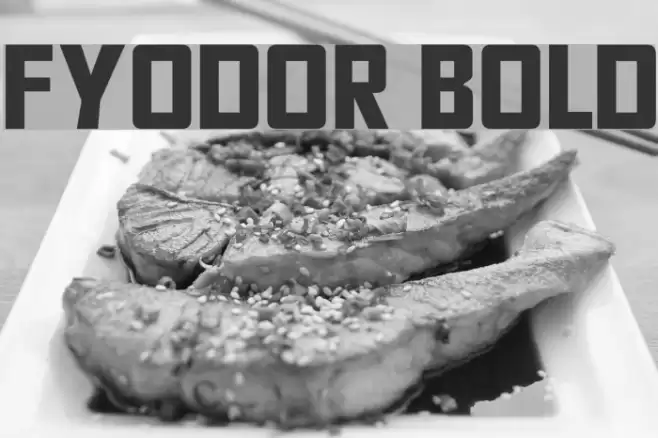 Fyodor Bold Font examples