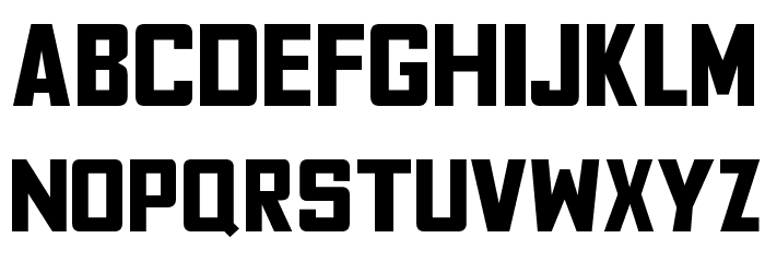 Fyodor Bold Font LOWERCASE
