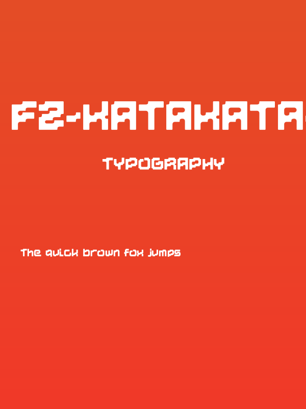 FZ-Katakata-kana Poster