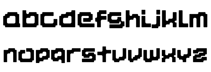 FZ-Katakata-kana Schriftart Kleinbuchstaben