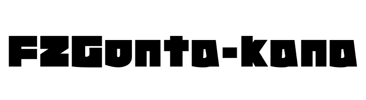 FZGonta-kana  لخطوط تنزيل