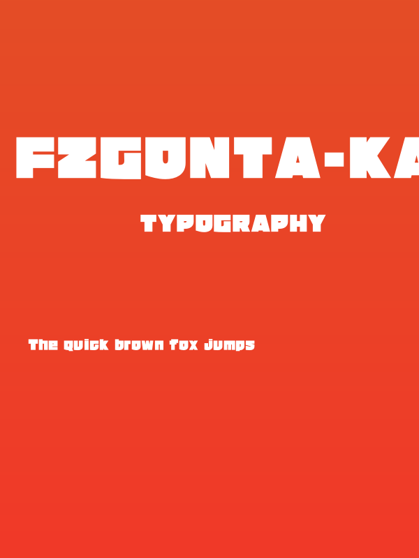 FZGonta-kana Poster