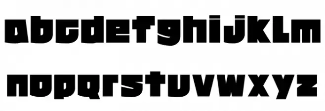 FZGonta-kana 字体 小写