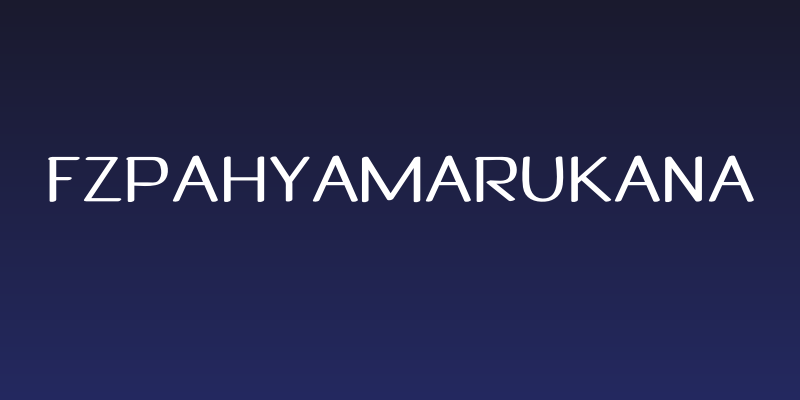 FZPahyamarukana Social Header