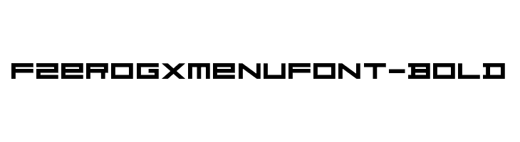 FZeroGXMenuFont-Bold  font caratteri gratis