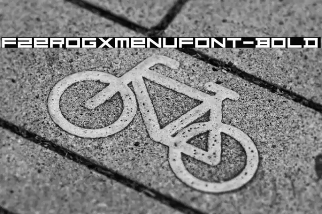 FZeroGXMenuFont-Bold خط examples