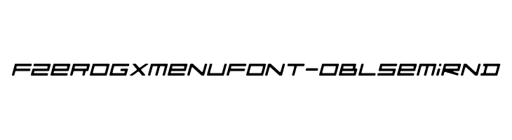 FZeroGXMenuFont-OblSemiRnd  Descarca Fonturi Gratis