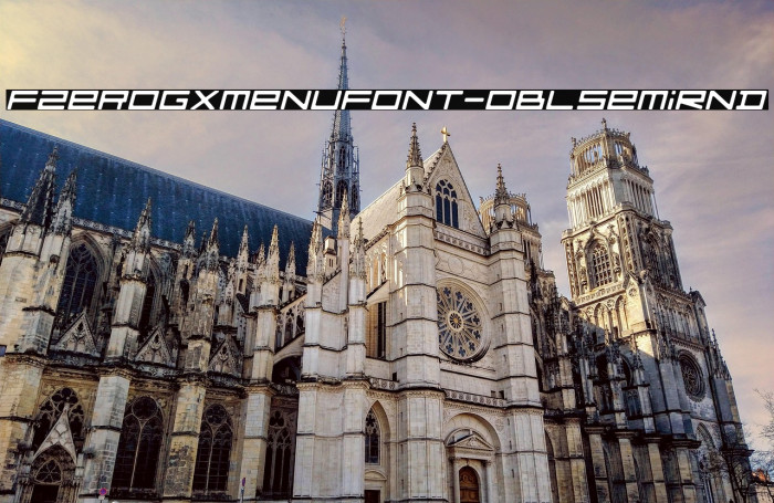 FZeroGXMenuFont-OblSemiRnd Example 3