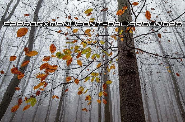 FZeroGXMenuFont-ObliqRounded Example 3