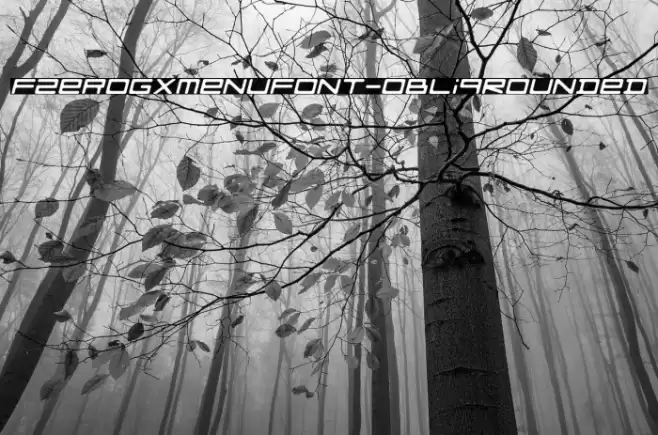 FZeroGXMenuFont-ObliqRounded Font examples
