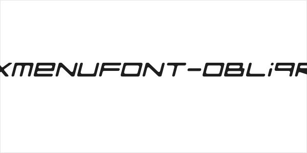 FZeroGXMenuFont-ObliqRounded Logo