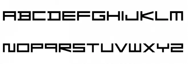 FZeroGXMenuFont-Regular خط أحرف كبيرة