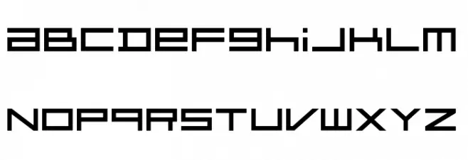 FZeroGXMenuFont-Regular Polices MINUSCULES