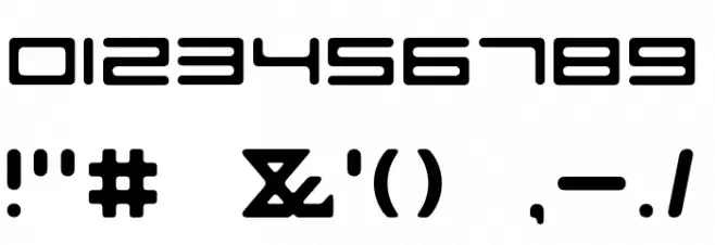 FZeroGXMenuFont-Rounded Fuentes OTROS CHARS