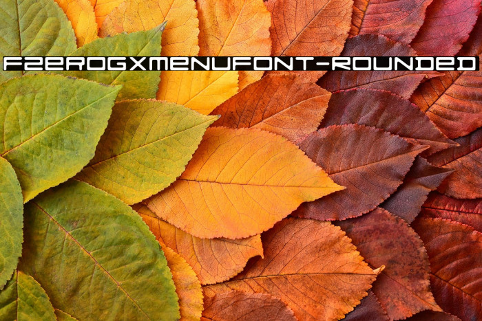 FZeroGXMenuFont-Rounded Example 3