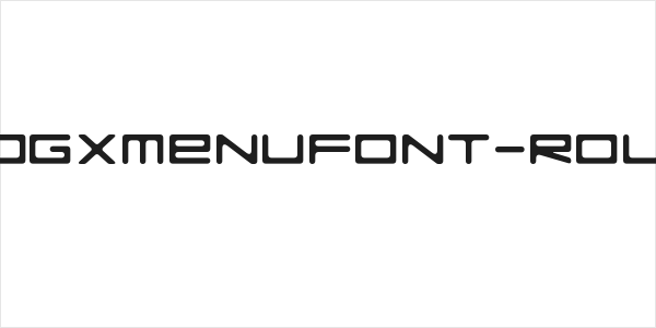 FZeroGXMenuFont-Rounded Logo