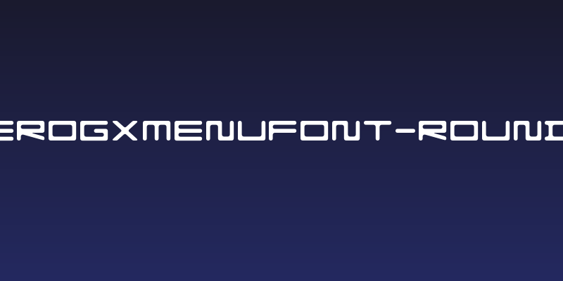 FZeroGXMenuFont-Rounded Social Header