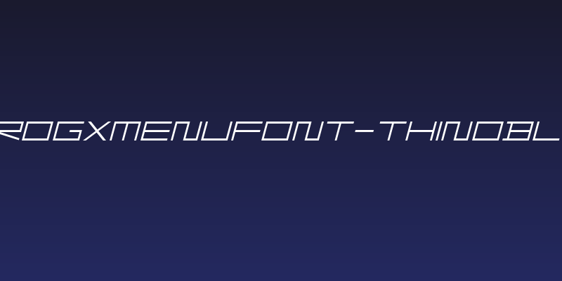 FZeroGXMenuFont-ThinOblique Social Header
