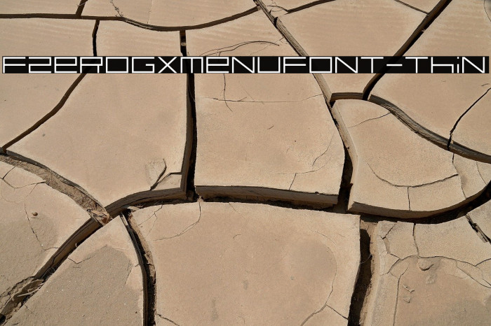 FZeroGXMenuFont-Thin Example 1