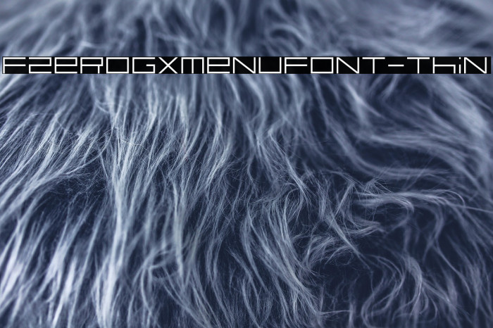 FZeroGXMenuFont-Thin Example 2