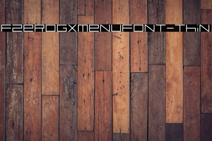 FZeroGXMenuFont-Thin Example 3