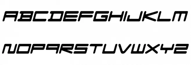 FZeroGXVenueFont-Oblique Polices MAJUSCULES