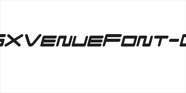 FZeroGXVenueFont-Oblique Logo