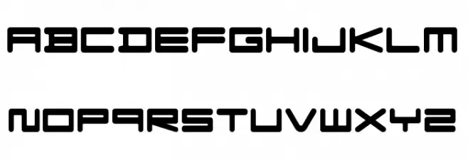 FZeroGXVenueFont-Regular Шрифта строчной