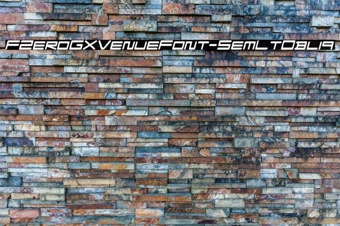 FZeroGXVenueFont-SemLtObliq Example 1